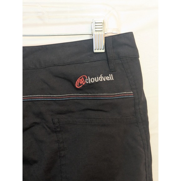 Cloudveil Women's L Black Nylon Spandex Hiking Outdoor Pants Straight‎ Leg - Picture 9 of 10